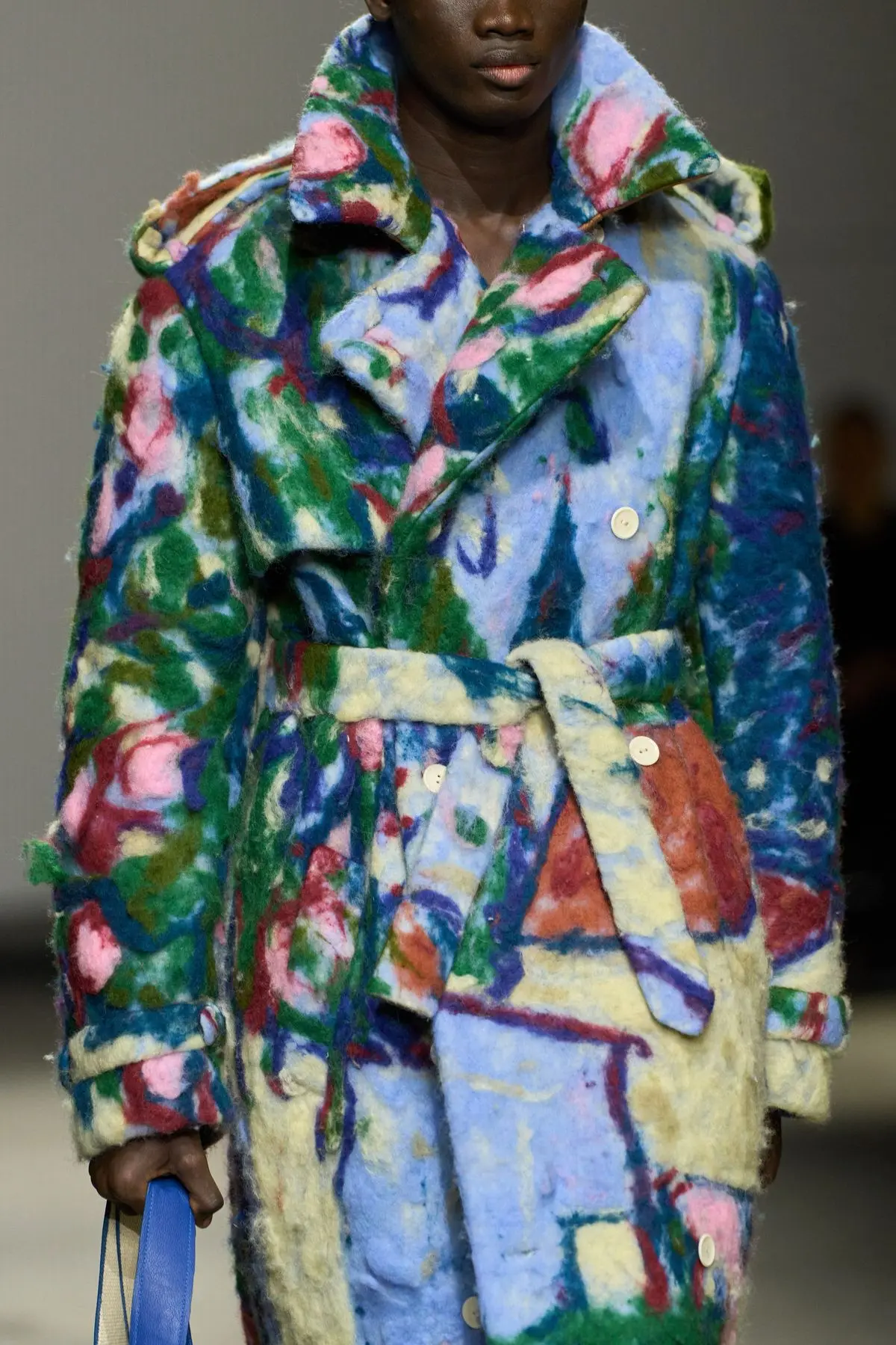 Watercolor Felt Coat