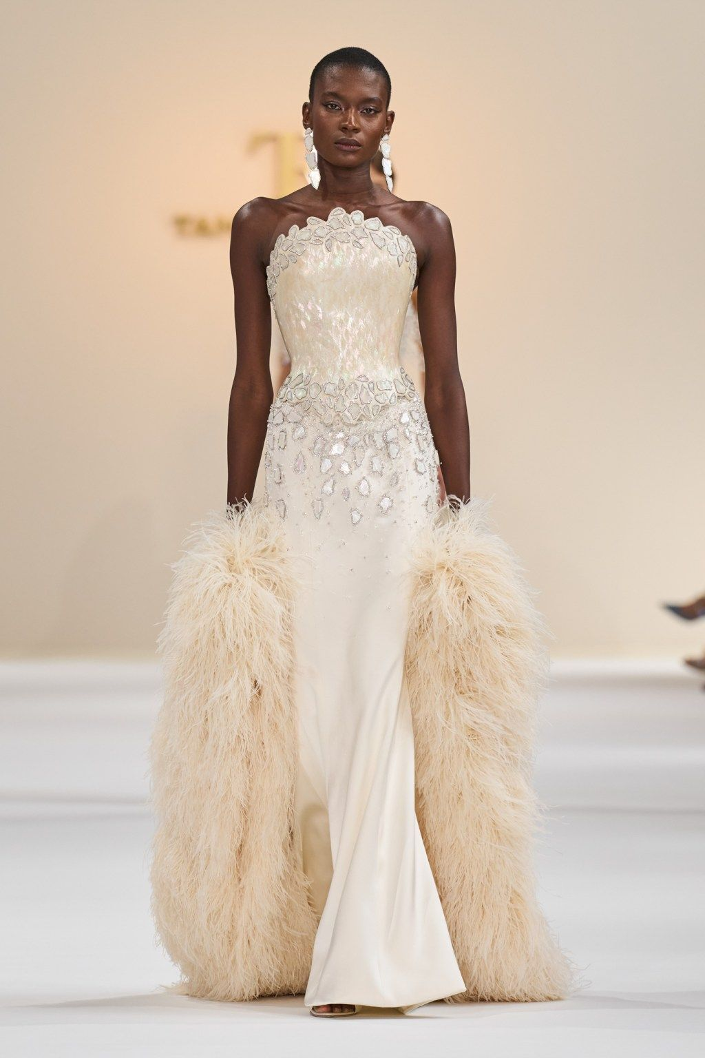 Ivory Feather Gown